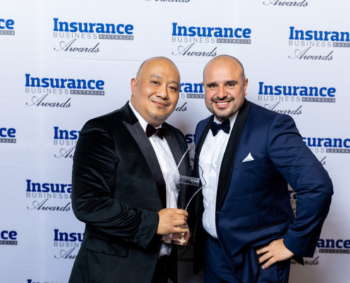 Smart Nine Australian Brokerage Of The Year Award Gary Sim Enrique Sicurella CCM insurance Group